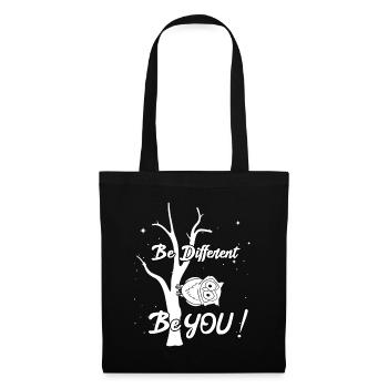 Be Different - Be You - Stoffbeutel - Schwarz - Vorne