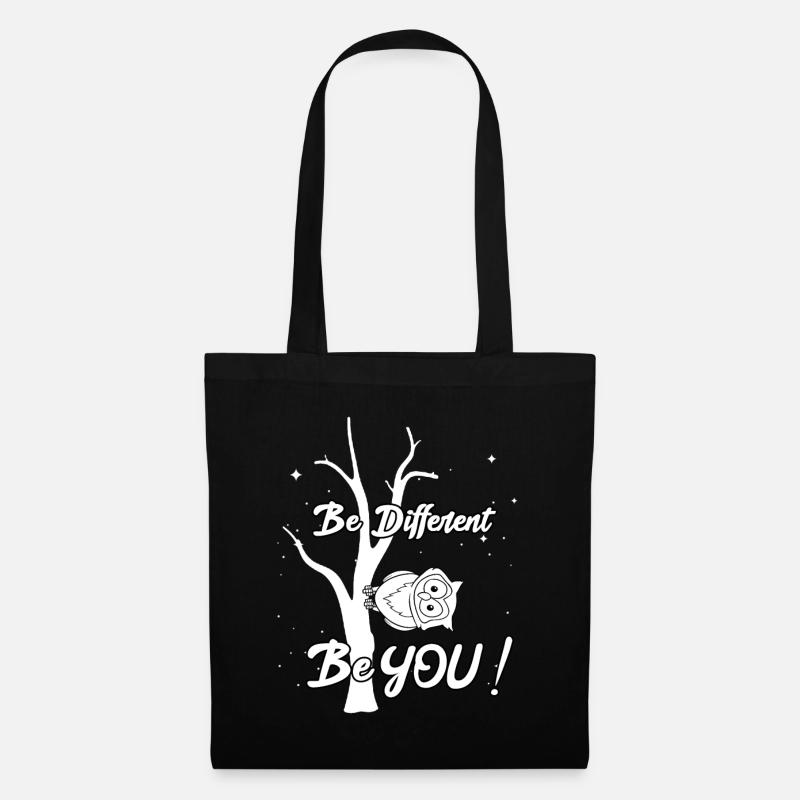 Be Different - Be You - Stoffbeutel - Schwarz