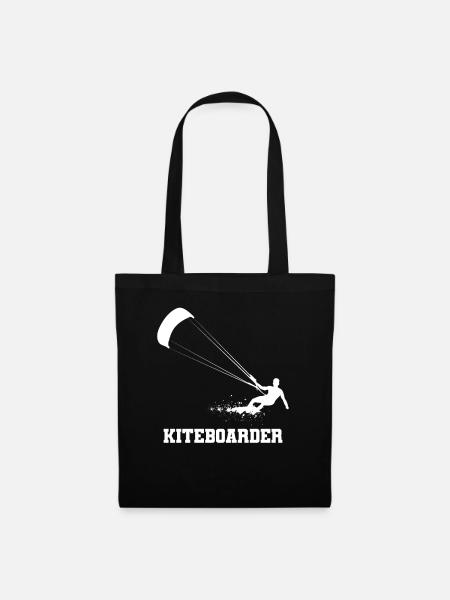 Kiteboard - Stoffbeutel - Schwarz