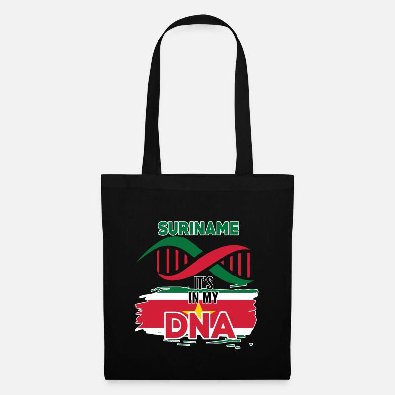 Le Suriname est dans mon ADN - Sac en tissu - noir