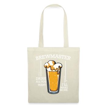 Brasser de la bière - Sac en tissu - nature - Devant