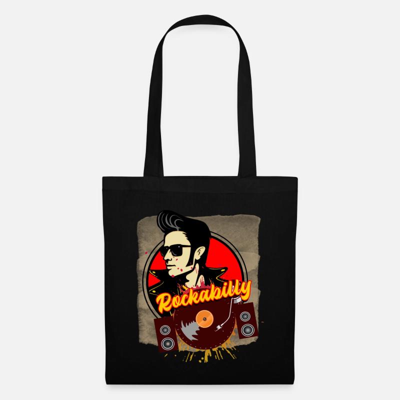 Rockabilly - Stoffbeutel - Schwarz