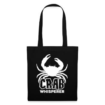 crabe - Sac en tissu - noir - Devant