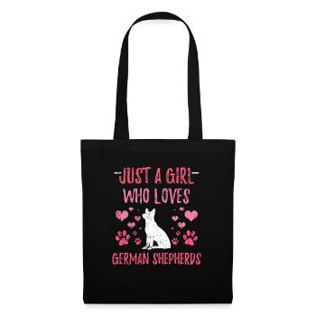 German shepherd dog - Tote Bag - black - Front