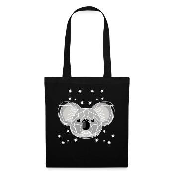 Koala Australie - Sac en tissu - noir - Devant