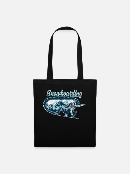 Snowboard - Stoffbeutel - Schwarz