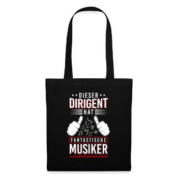 Dirigent Hat Fantastische Musiker Chorleiter Chor - Stoffbeutel - Schwarz - Vorne