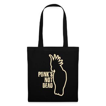 Cacatoès punk - Sac en tissu - noir - Devant