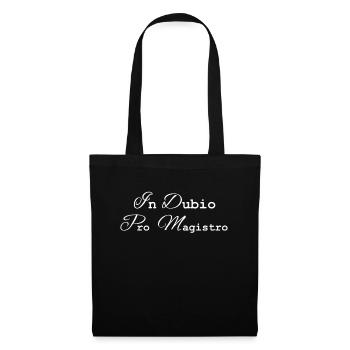 If in doubt, the Latin teacher is right - Tote Bag - black - Front