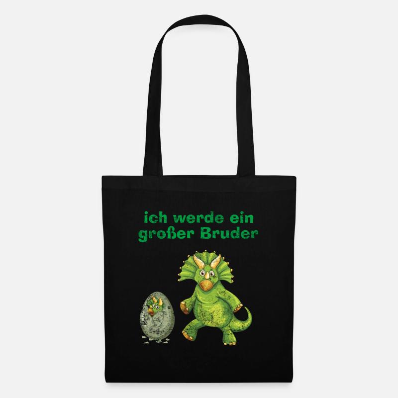 Ich Werde Großer Bruder - Stoffbeutel - Schwarz