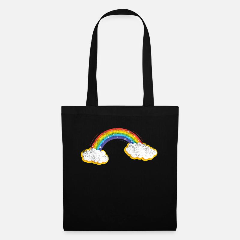 rainbow - Tote Bag - black