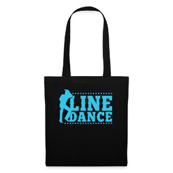 Linedance, Line dancing Linedancer - Tote Bag - black - Front