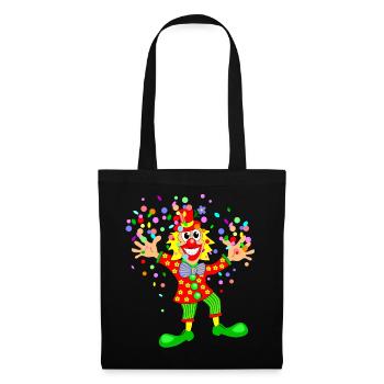 Carnival Clown - Tote Bag - black - Front