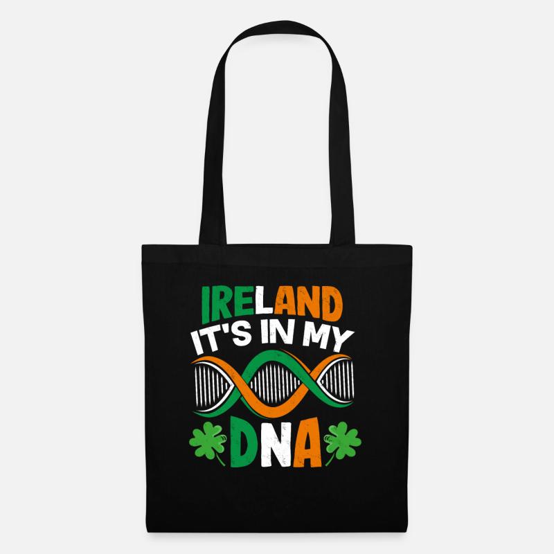 Irland - Stoffbeutel - Schwarz