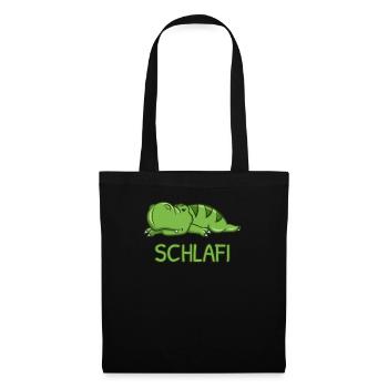 Schlafi Schlaf - Stoffbeutel - Schwarz - Vorne