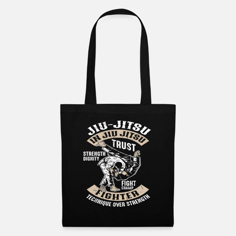 Jiu Jitsu Training - Stoffbeutel - Schwarz