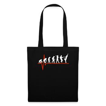 Swing Dance Heartbeat - EVOLUTION OF SWING DANCE - Tote Bag - black - Front
