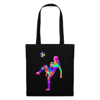 women's soccer - Tote Bag - black - Front