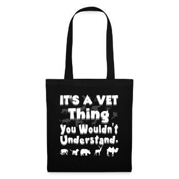 Vet Tech It's A Vet Thing You Wouldn't Understand - Tote Bag - black - Front