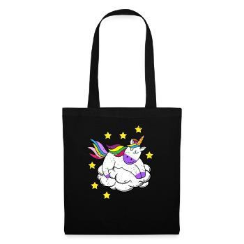 Licornes licornes - Sac en tissu - noir - Devant