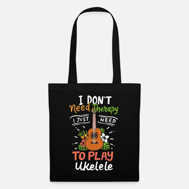 Ukulele - Tote Bag - black