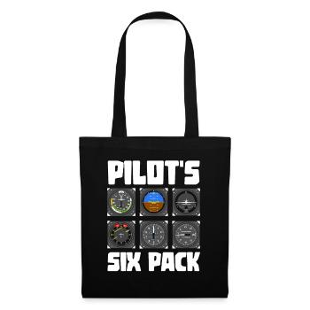 Pilot six-pack gift idea - Tote Bag - black - Front