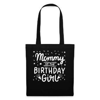 Birthday girl child mother - Tote Bag - black - Front