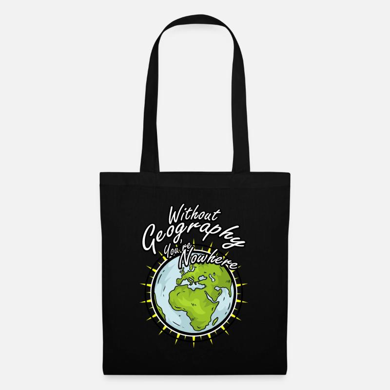 Geography geography gift idea - Tote Bag - black