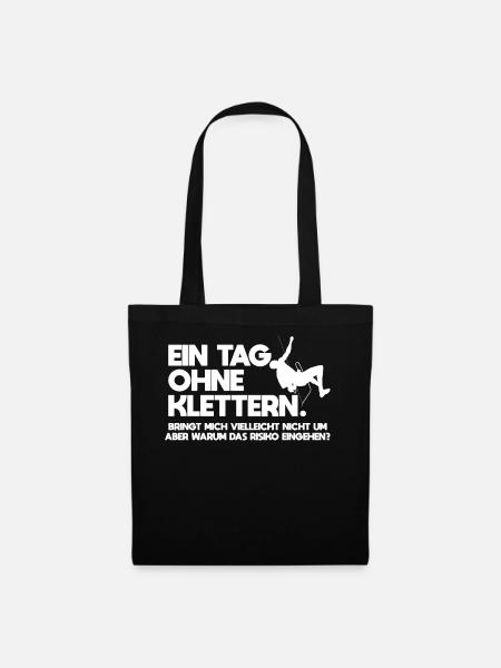 Klettern Kletterhalle - Stoffbeutel - Schwarz