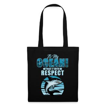 shark - Tote Bag - black - Front