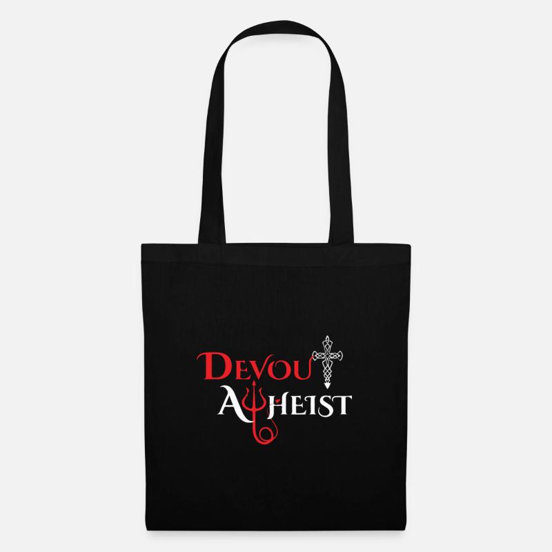 Athée devout - Sac en tissu - noir