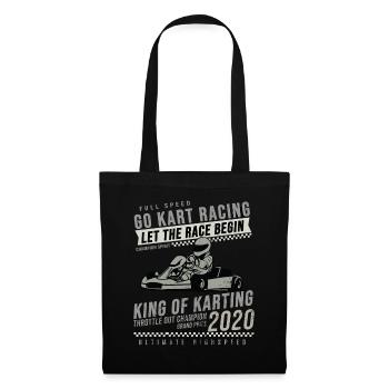 go Kart - Tote Bag - black - Front