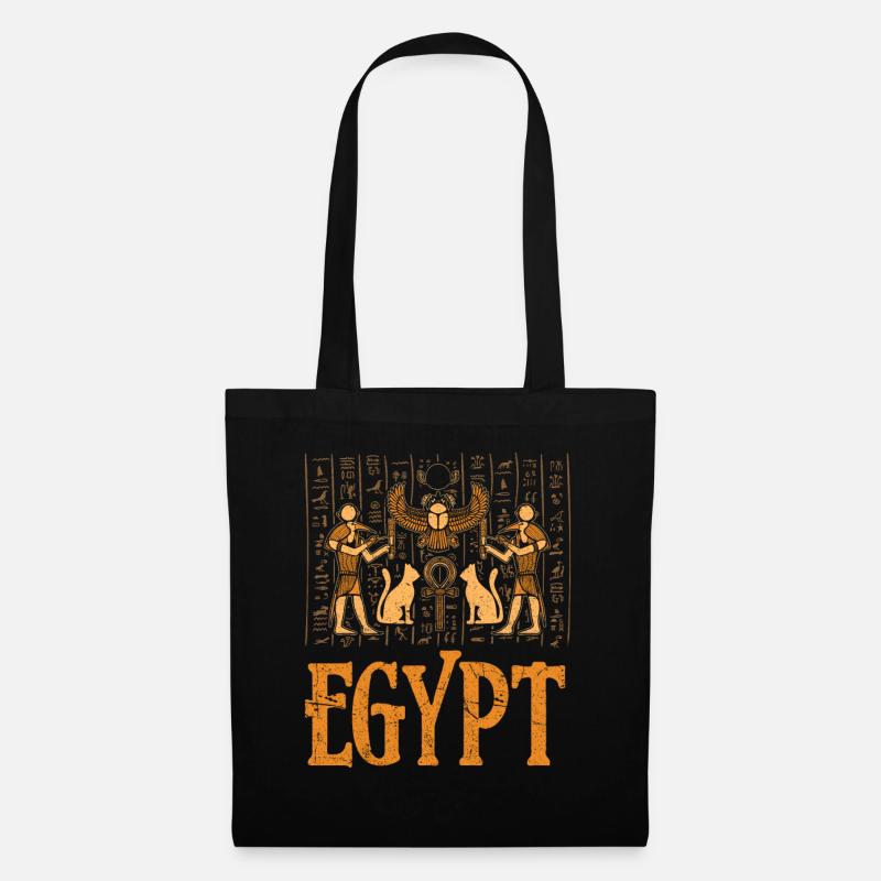 Ägypten Geschichte - Stoffbeutel - Schwarz