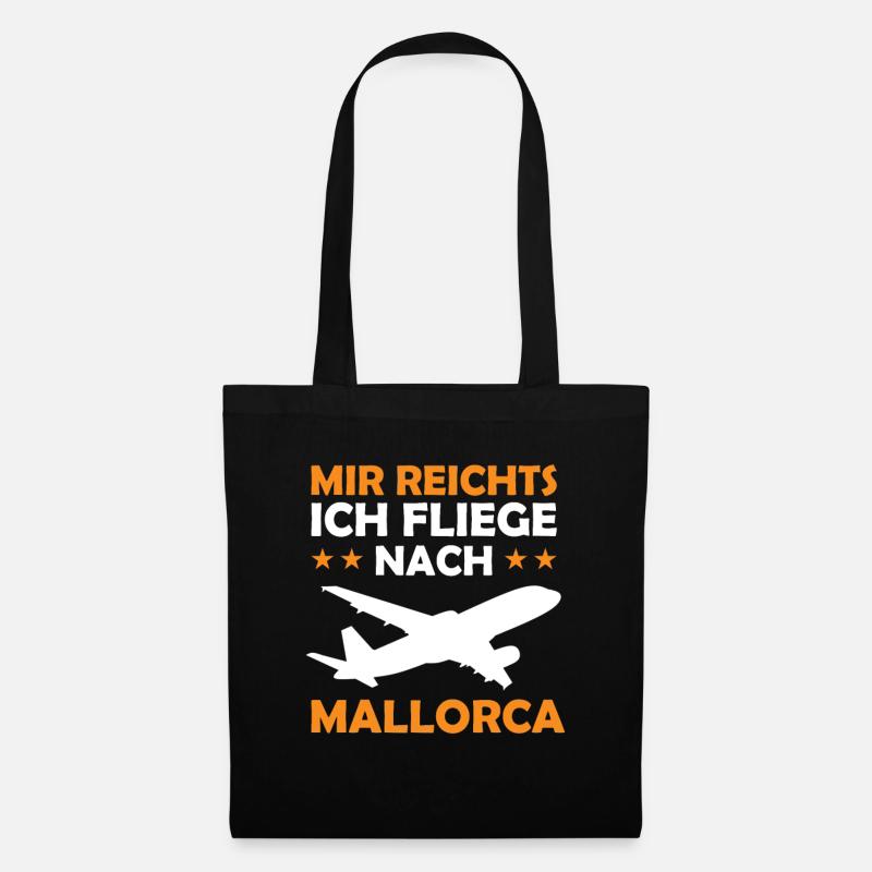 Mallorca Urlaub - Stoffbeutel - Schwarz