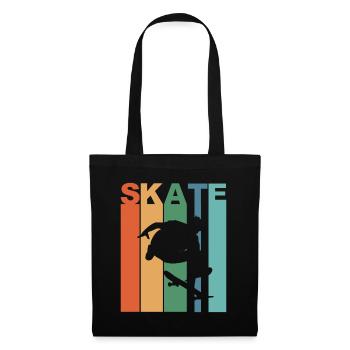 Skateboard Skating Gift Vintage - Tote Bag - black - Front