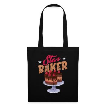 Baking baker - Tote Bag - black - Front