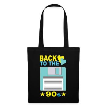 90s 90s fashion 90s party 90s - Sac en tissu - noir - Devant