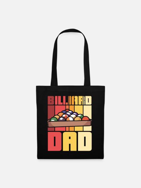 Billiard Dad - Stoffbeutel - Schwarz