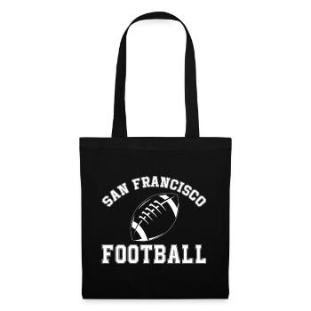 Les fans de football américain de San Francisco soutiennent le sport - Sac en tissu - noir - Devant