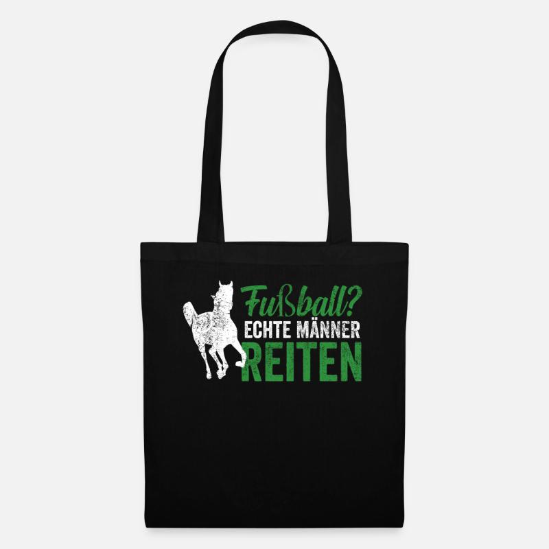 Reiten Reitsport - Stoffbeutel - Schwarz