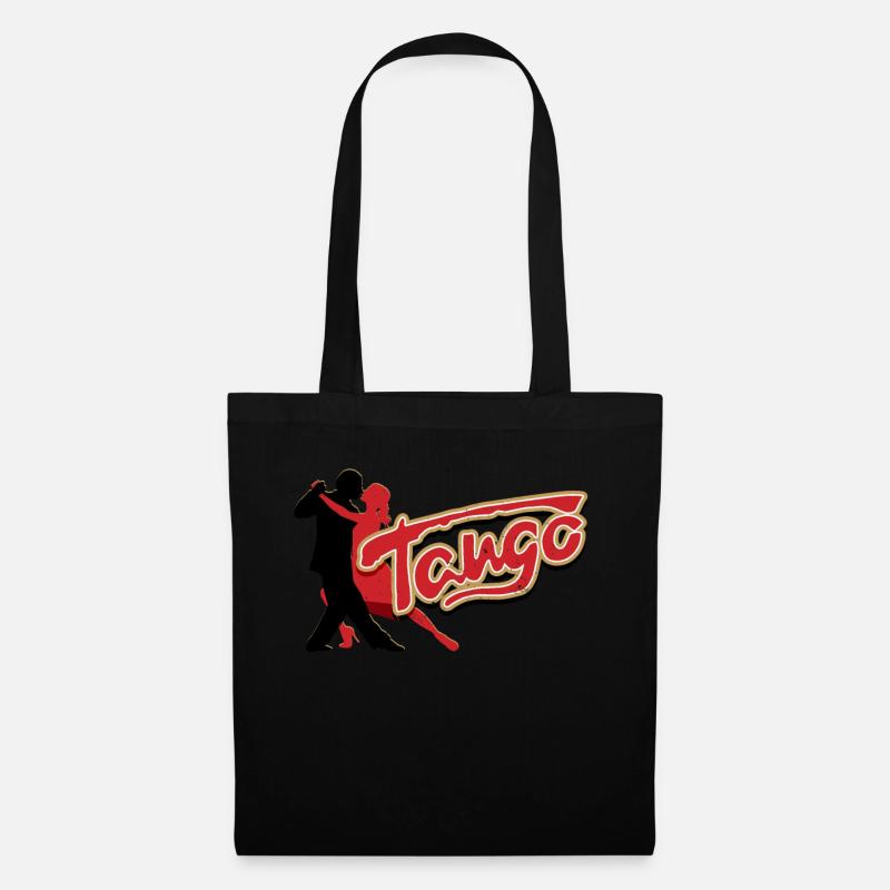 Tango, Tango Tänzer - Stoffbeutel - Schwarz