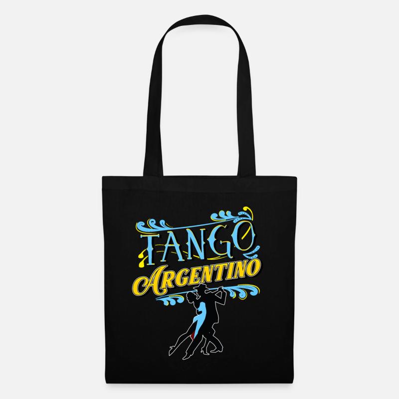 Tango, Tango Tänzer - Stoffbeutel - Schwarz