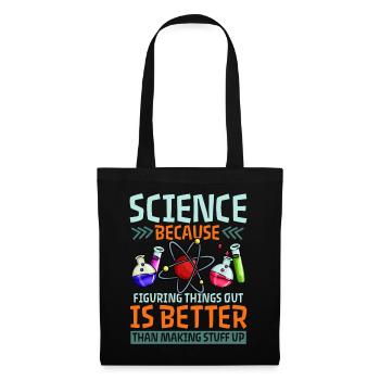 Science Chimie Physique Biologie Drôle - Sac en tissu - noir - Devant