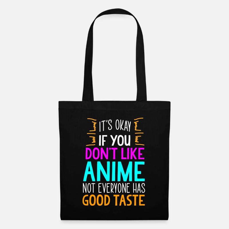 Anime - Stoffbeutel - Schwarz