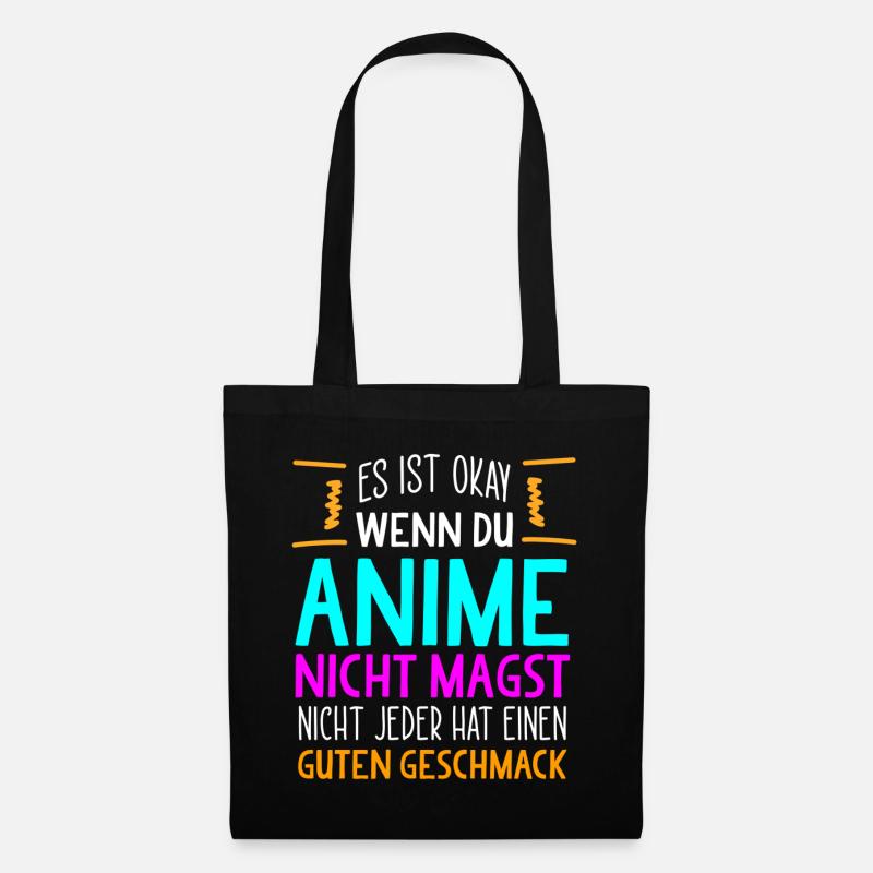 Anime Manga Japan - Stoffbeutel - Schwarz
