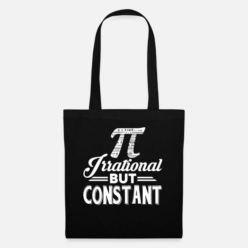 Pi Day Pi Irrational aber konstant - Stoffbeutel - Schwarz