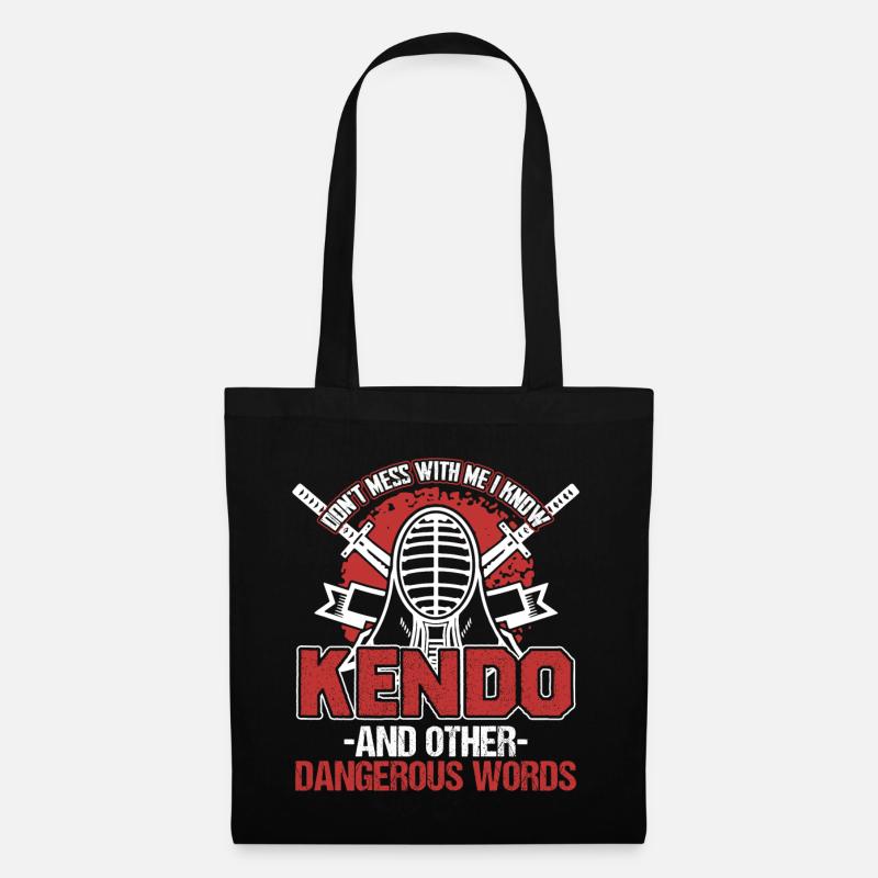 Kendo Ich kenne Kendo - Stoffbeutel - Schwarz