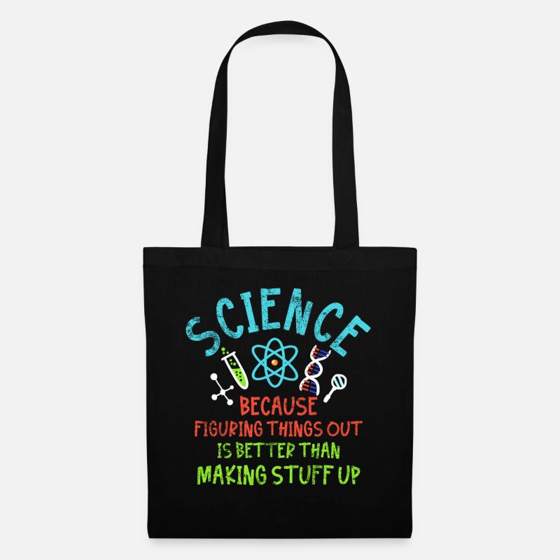 Wissenschaft Science - Stoffbeutel - Schwarz