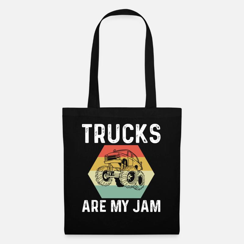 Monster trucks - Tote Bag - black