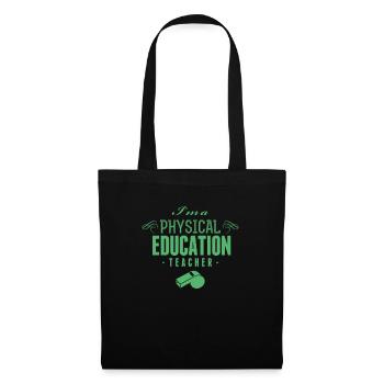 Sports teacher teaching sport to sports class - Tote Bag - black - Front